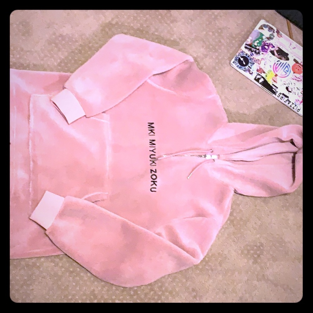 MKI MIYUKI ZOKU Sherpa Half ZIP Hoodie